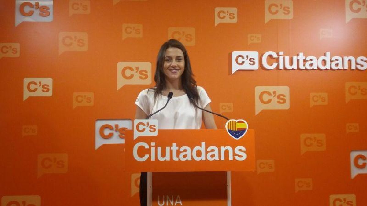 Inés Arrimadas, presidenta de Ciudadanos en Cataluña.
