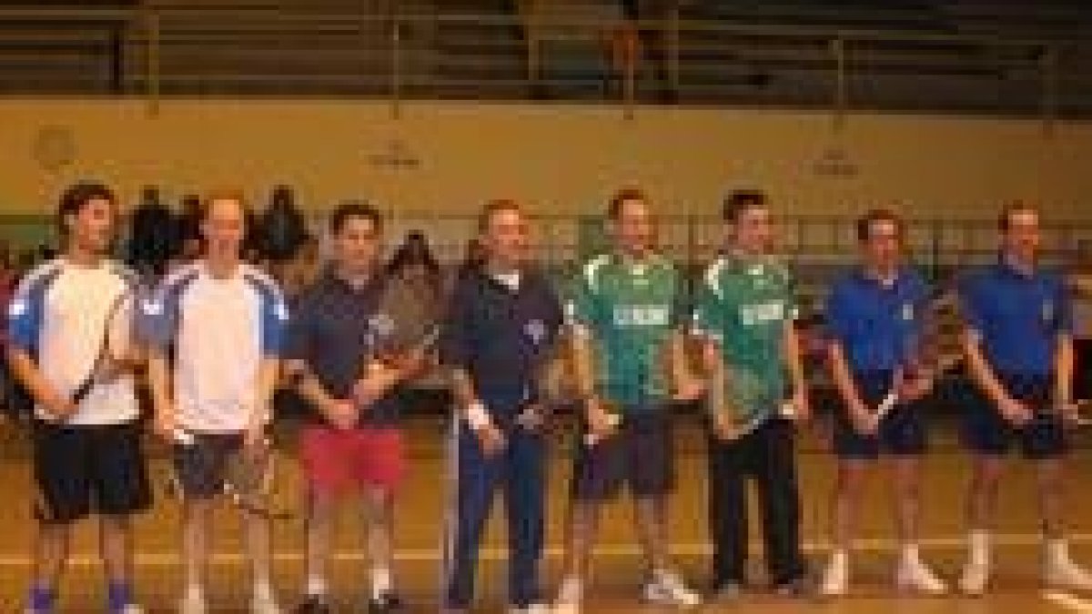 Los cuatro equipos de frontenis masculino semifinalistas