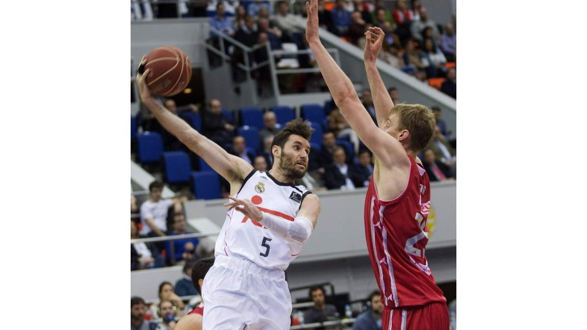 Rudy Fernández, uno de los pilares en el juego del Madrid