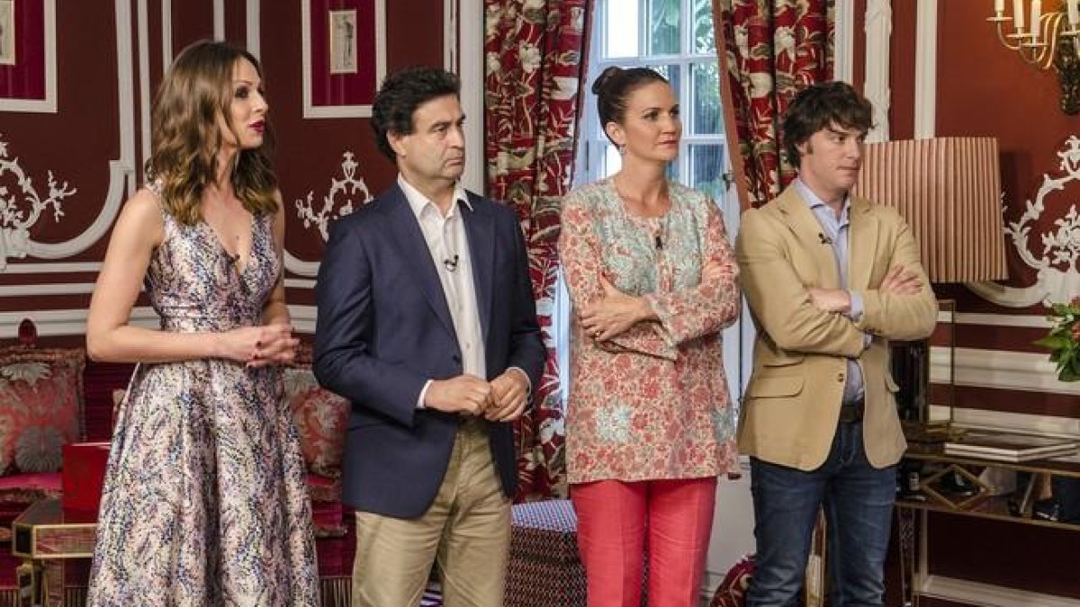 Eva González, Pepe Rodríguez, Samanta Vallejo-Nágera y Jordi Cruz, en la final de la cuarta temporada de 'Masterchef'.
