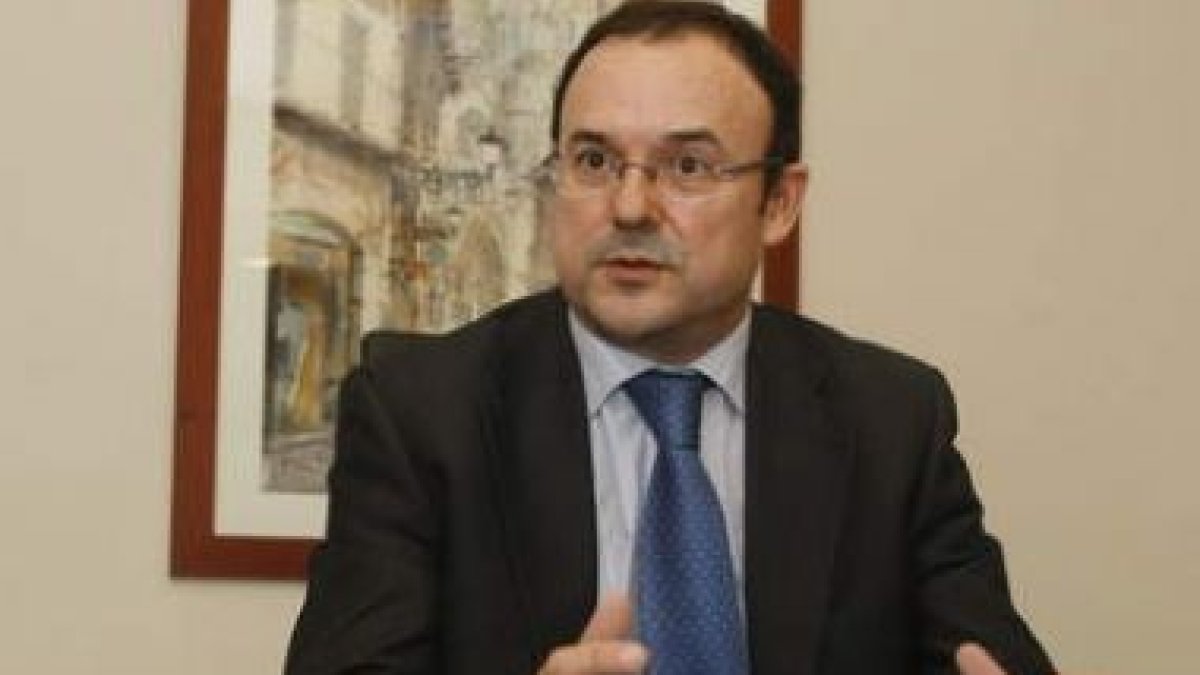 El director general, en el Club de Prensa de Diario de León.