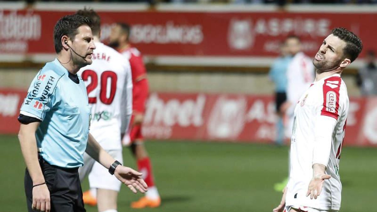 El delantero culturalista Rodri se pierde el partido del domingo ante el Granada en el Nuevo Los Cármenes. MARCIANO PÉREZ