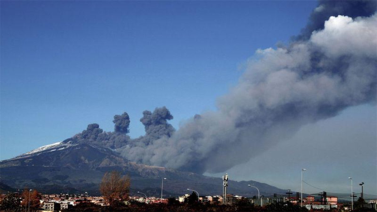 El volcán más activo de Europa.