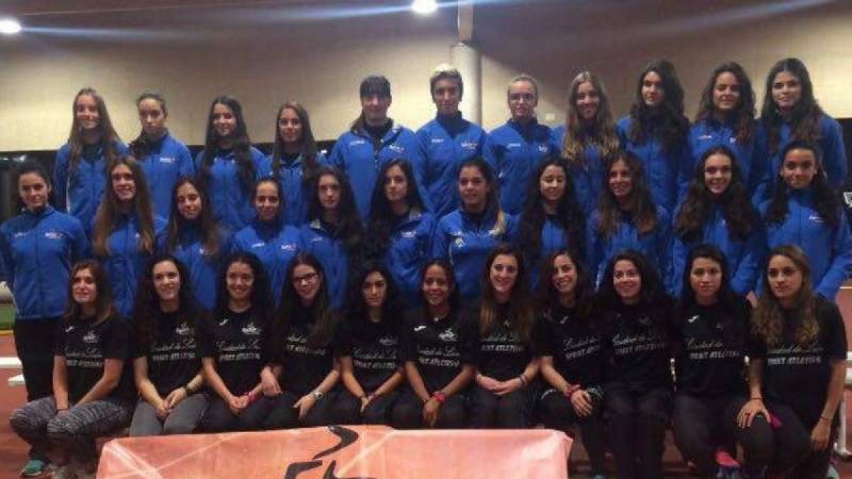 Las integrantes del Sprint León de División de Honor femenina. DL