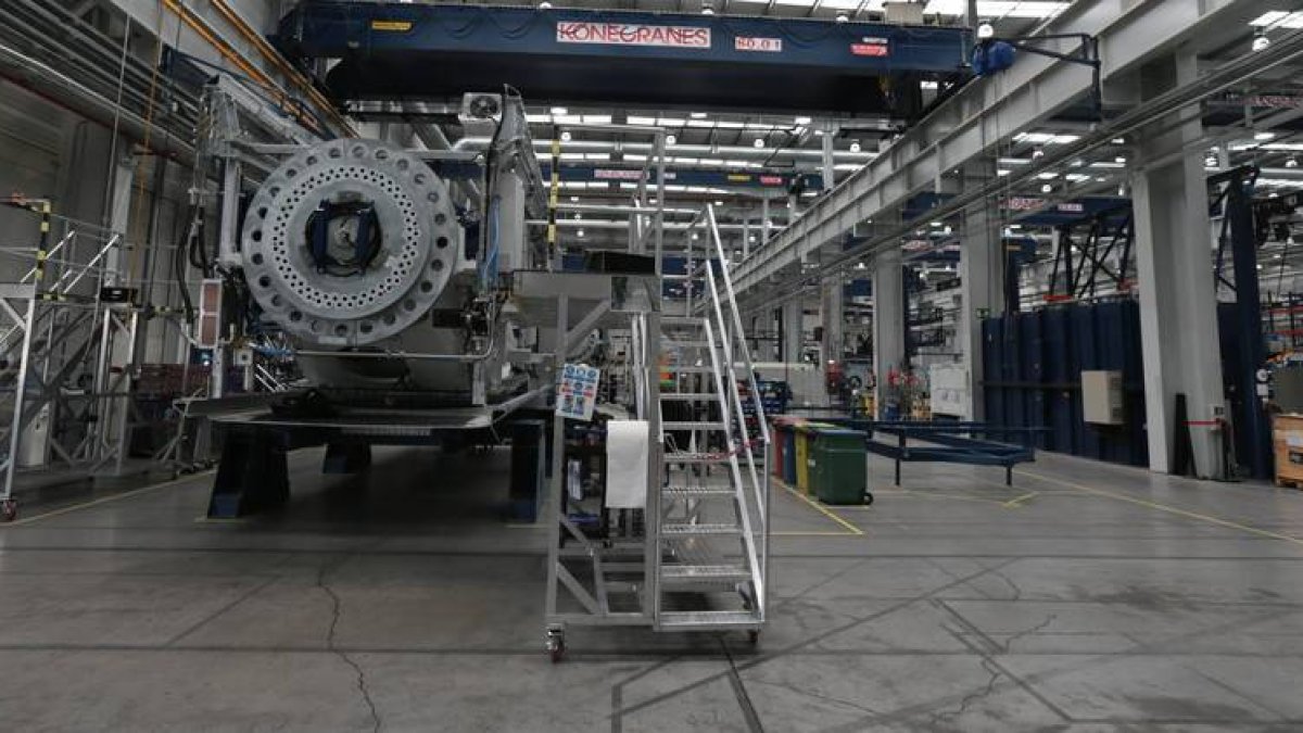 La planta de Vestas en Villadangos del Páramo