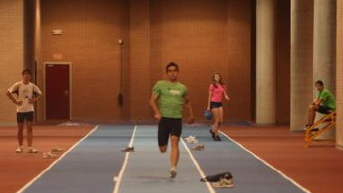 Deportistas que se preparan en el Centro de Alto Rendimiento de León.