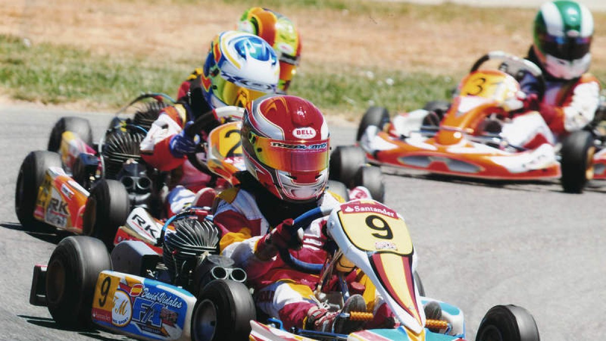 David Vidales, en una carrera de la pasada temporada.