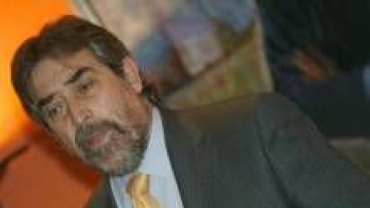 Juan Alberto Belloch, durante la conferencia