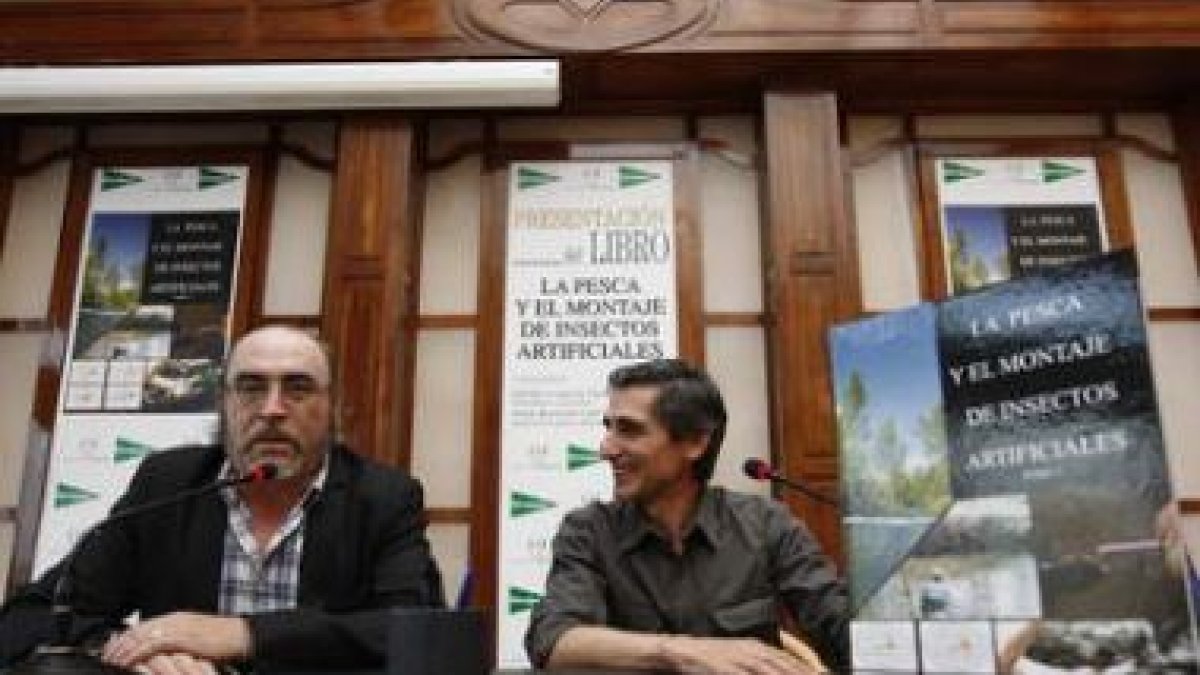 Trapiello y Ortiz en la presentación del libro.