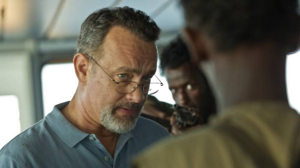 Tom Hanks en un instante de la película 'Capitán Phillips'.