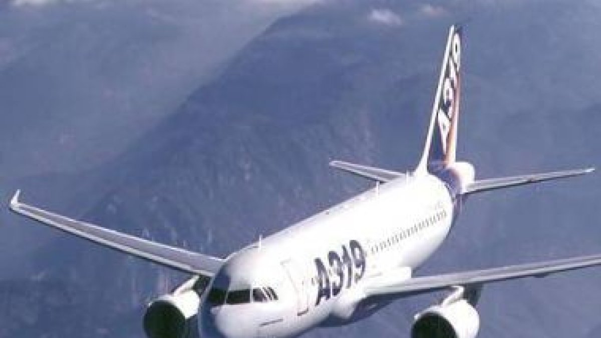 Un airbus 319 como que el que llevará el nombre de Las Médulas