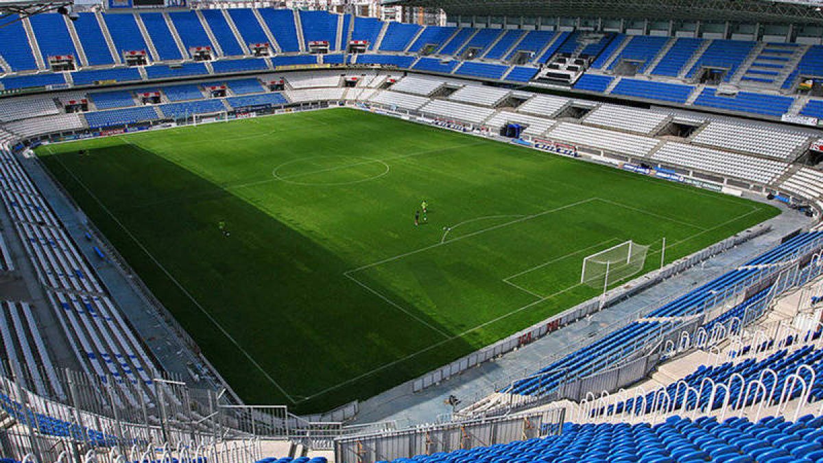 Estadio de La Rosaleda de Málaga, uno de los campos play off. DL