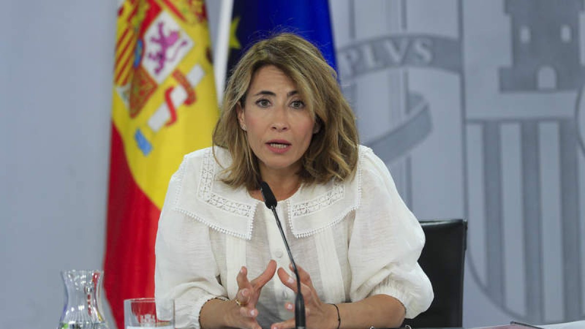 Imagen de la ministra de Agenda Urbana, Raquel Sánchez. FERNANDO ALVARADO