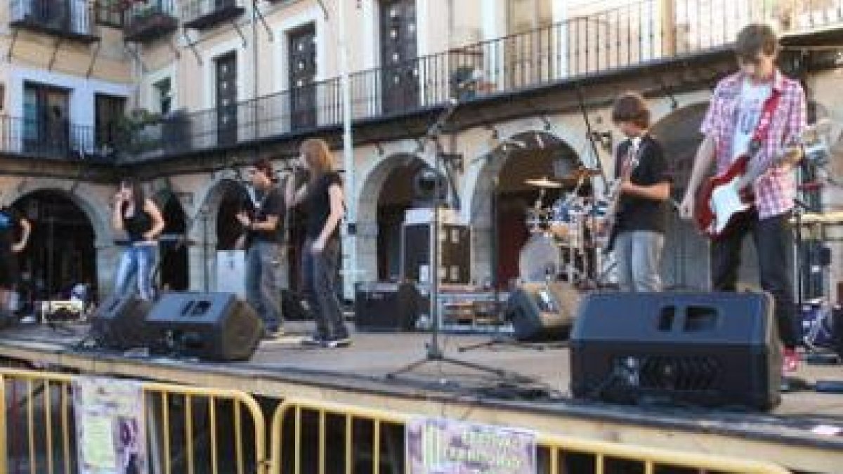 Uno de los grupos que participaron en el Festival Territorio Bosco.
