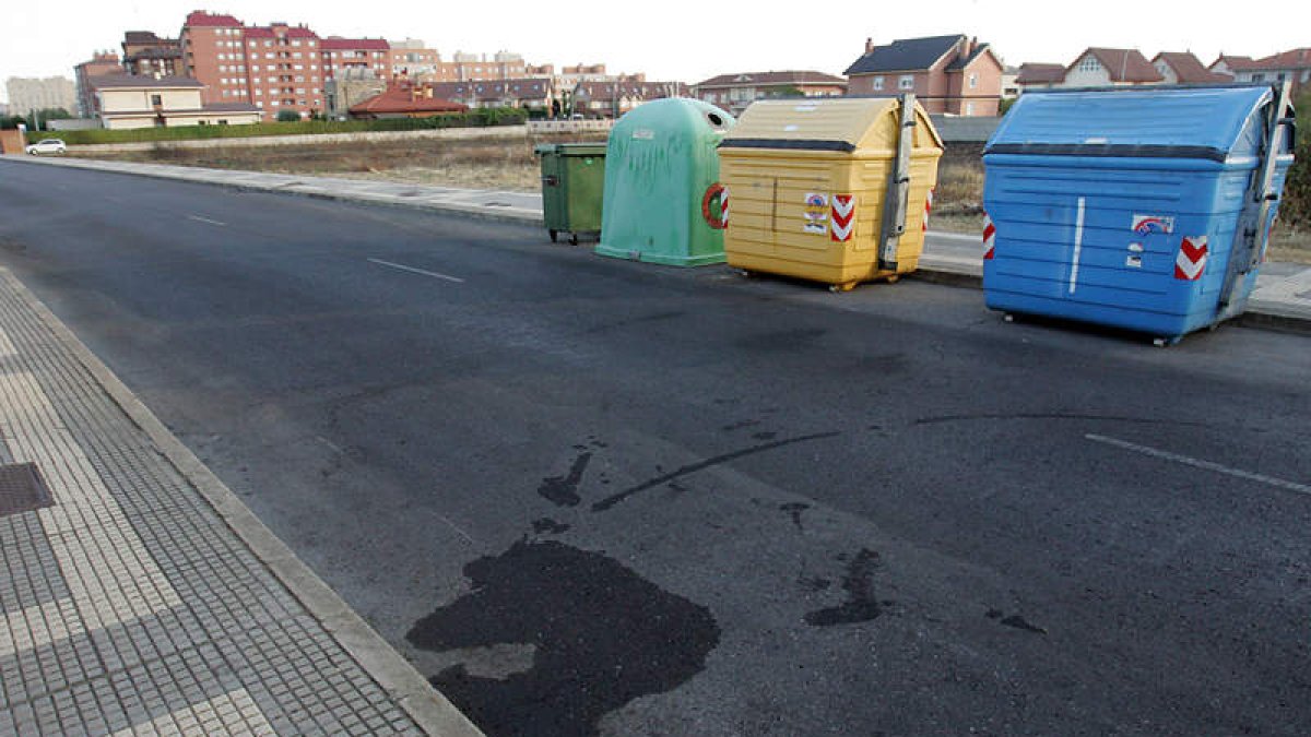 Calle del Río Moro, en la zona en la que se produjo el dramático accidente.