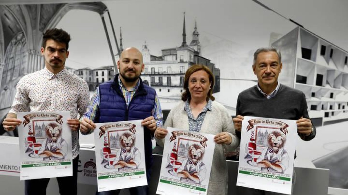 Un momento de la presentación del cartel y del programa