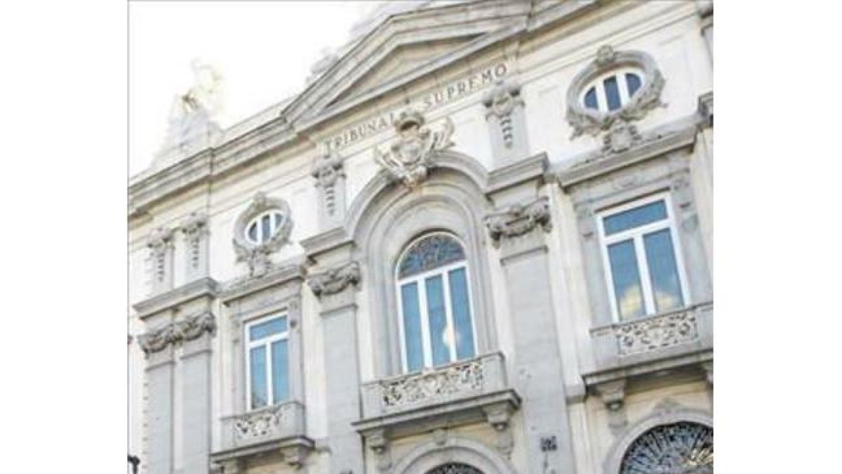 Fachada del Tribunal Supremo, en Madrid.