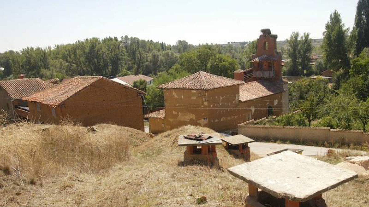 Vista de las características bodegas del municipio.