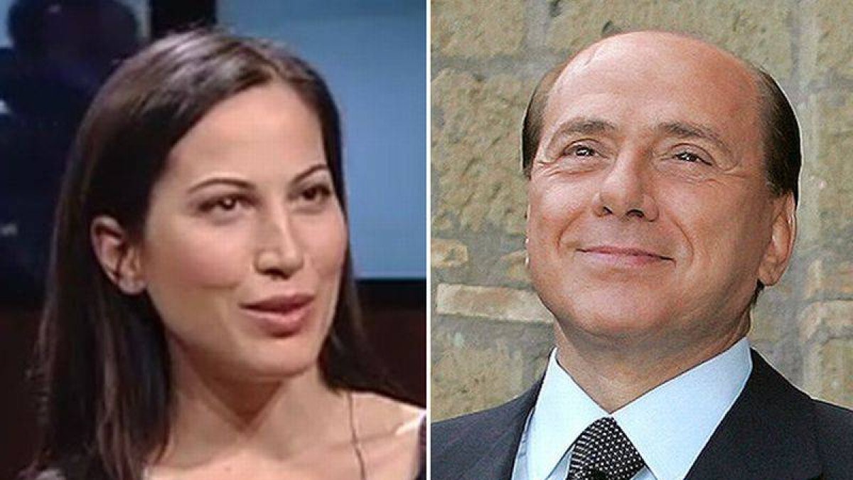Sabina Began y Silvio Berlusconi.