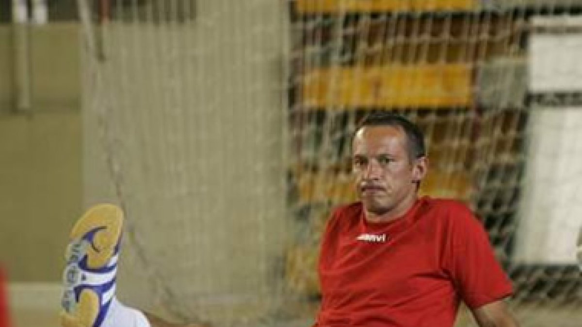 Krivochlykov, en un entreno. Junto a Castresana ha estado en todos los choques con los rusos.
