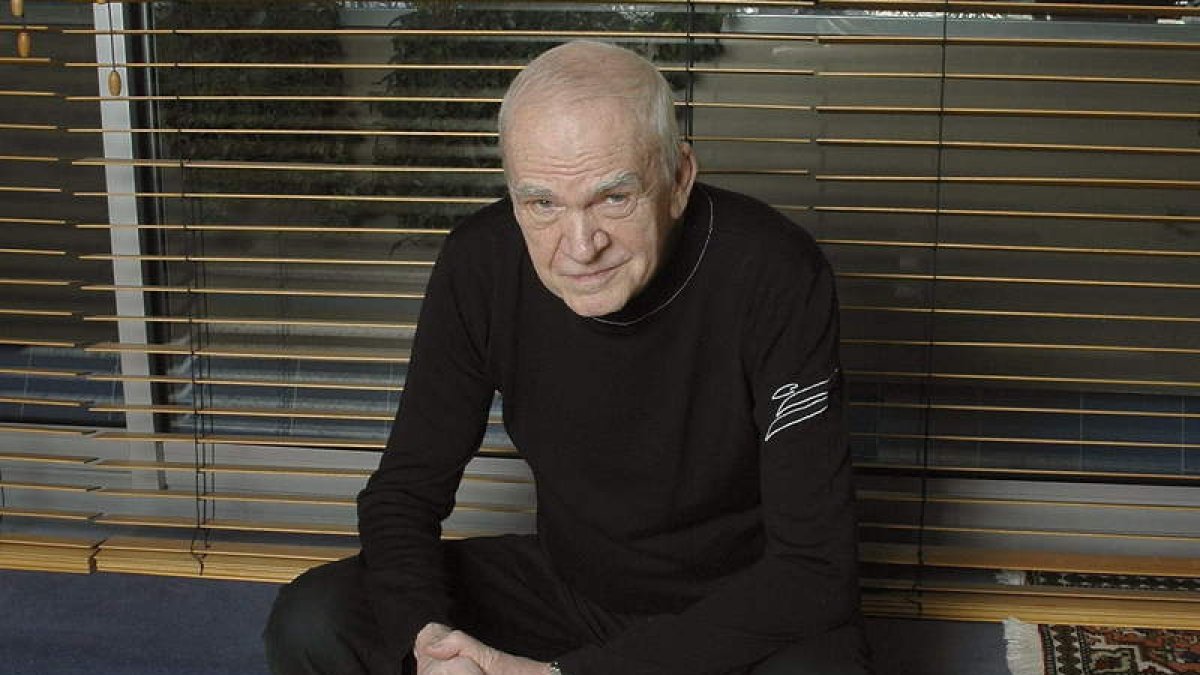 Imagen de archivo de Milan Kundera en Madrid. TUSQUETS
