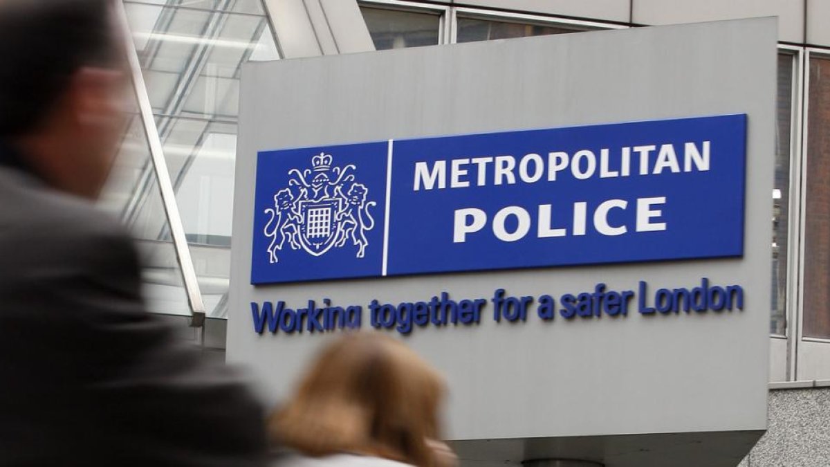 La Policía Metropolitana de Londres, en la sede londinense de Scotland Yard.