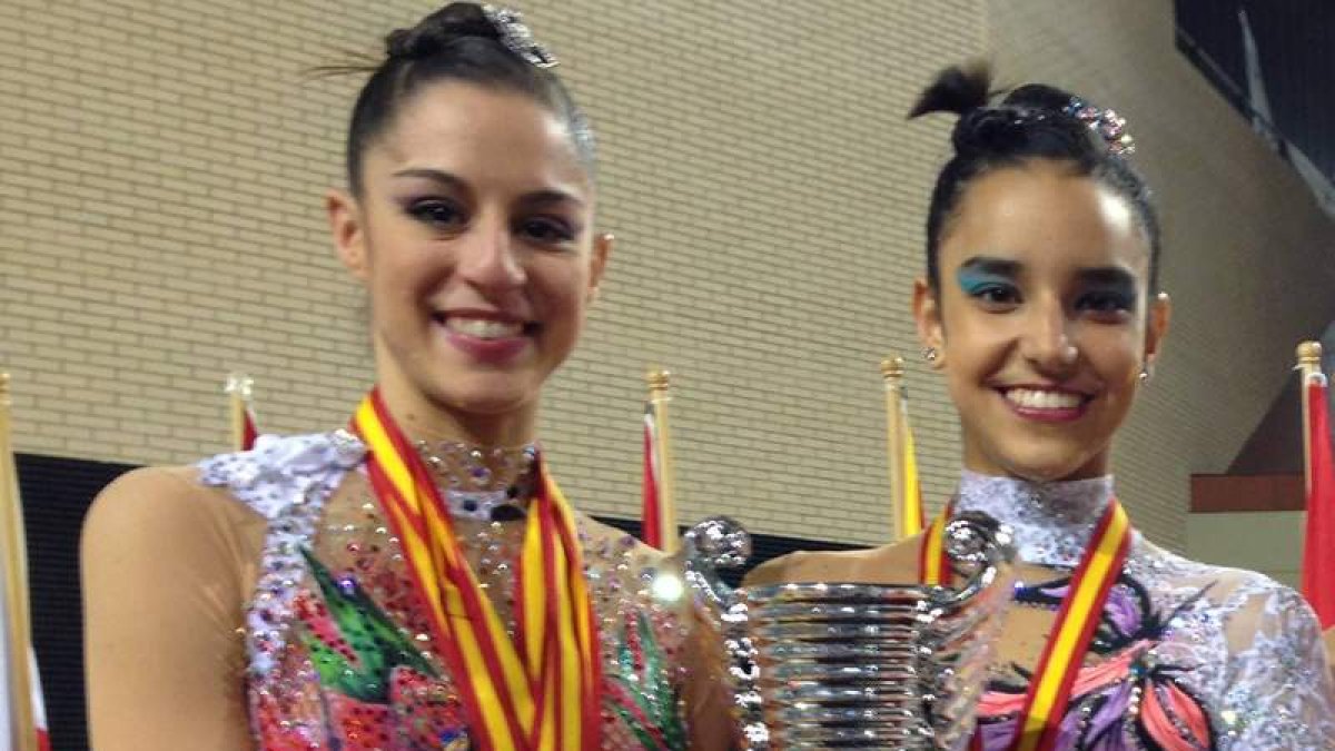 Las dos gimnastas leonesas debutarán en los Juegos Mundiales.
