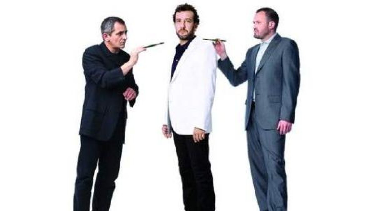 Iñaki Miramón, José Luis García y Alex O-™Doguerty.