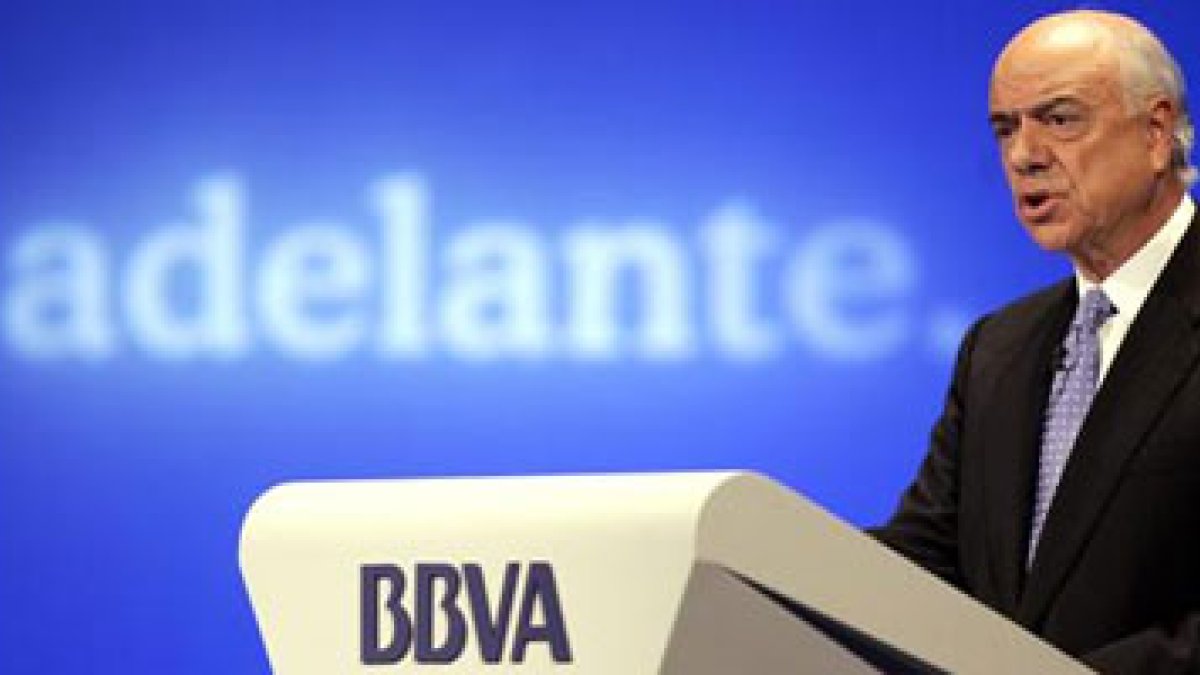 El presidente del BBVA, Francisco González.