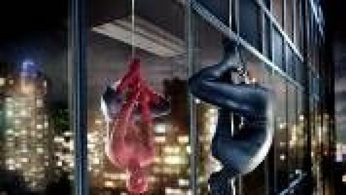 Imagen de una de las sencuencias de la película «Spiderman 3»