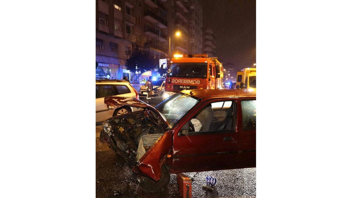 Un vehículo accidentado. SXENICK