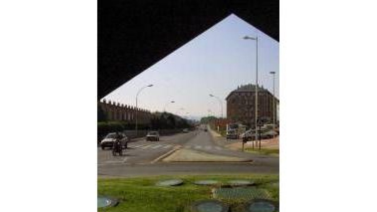 La avenida de Galicia, donde el radar interceptó al motociclista