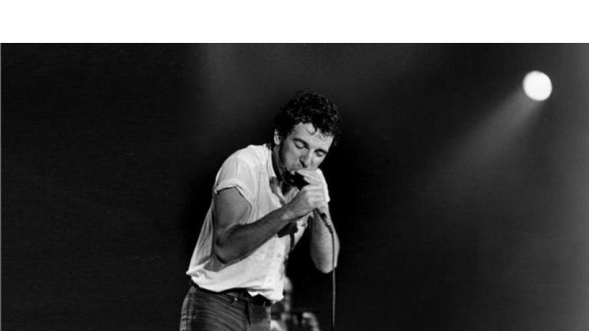Concierto de Springsteen en Barcelona el 21 de abril de 1981.