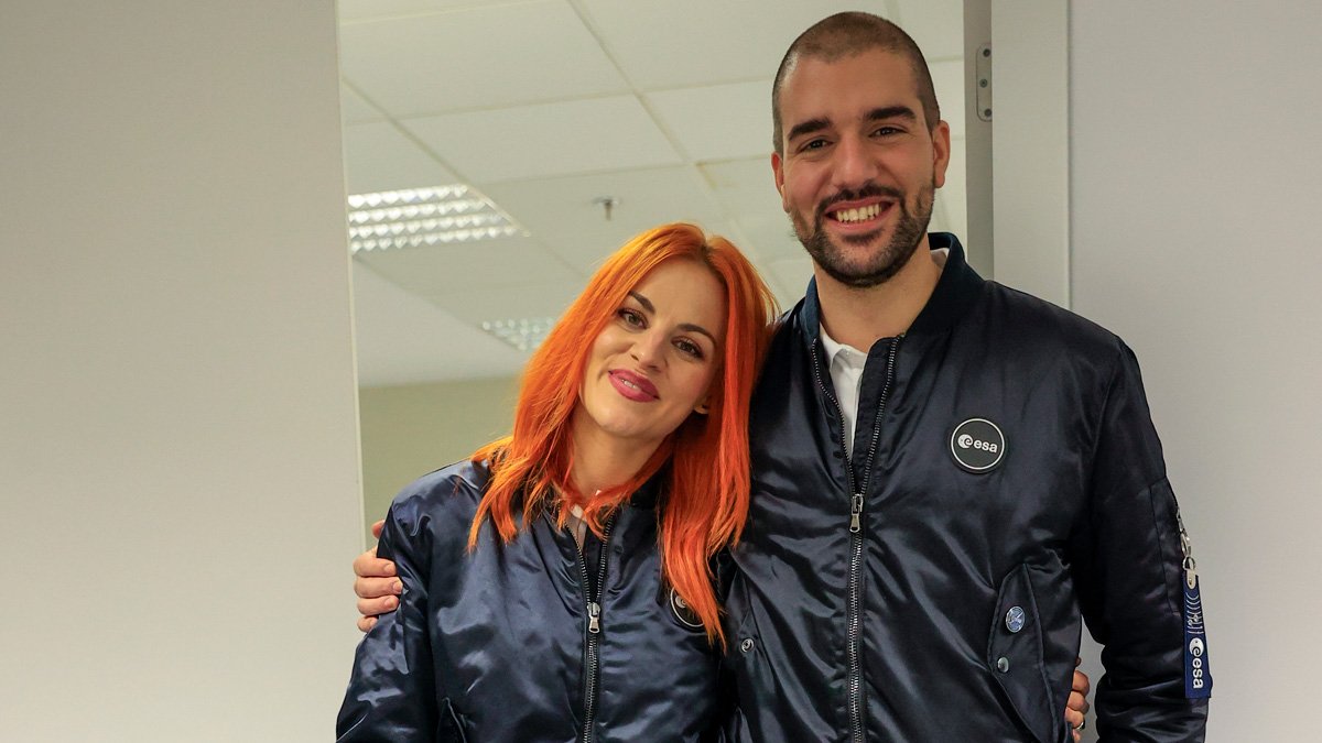 Sara García y Pablo Álvarez., los leoneses que han sido elegidos astronautas de la Agencia Espacial Europea. ZIPI ARAGÓN