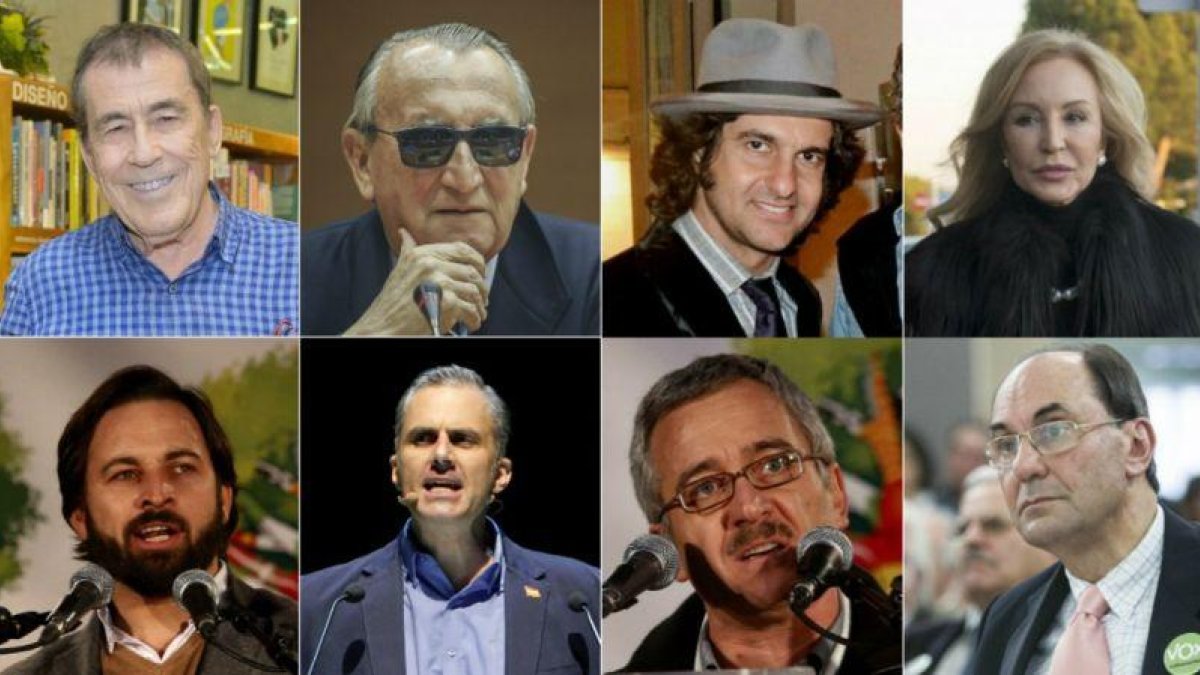 ernando Sánchez Dragó, Carlos Fabra, Morante de la Puebla, Carmen Lomana, Santiago Abascal, Javier Ortega, José Antonio Ortega Lara y Alejo Vidal-Quadras
