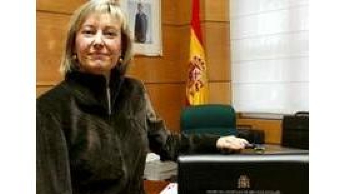 Amparo Valcarce, en su despacho, en una imagen de archivo