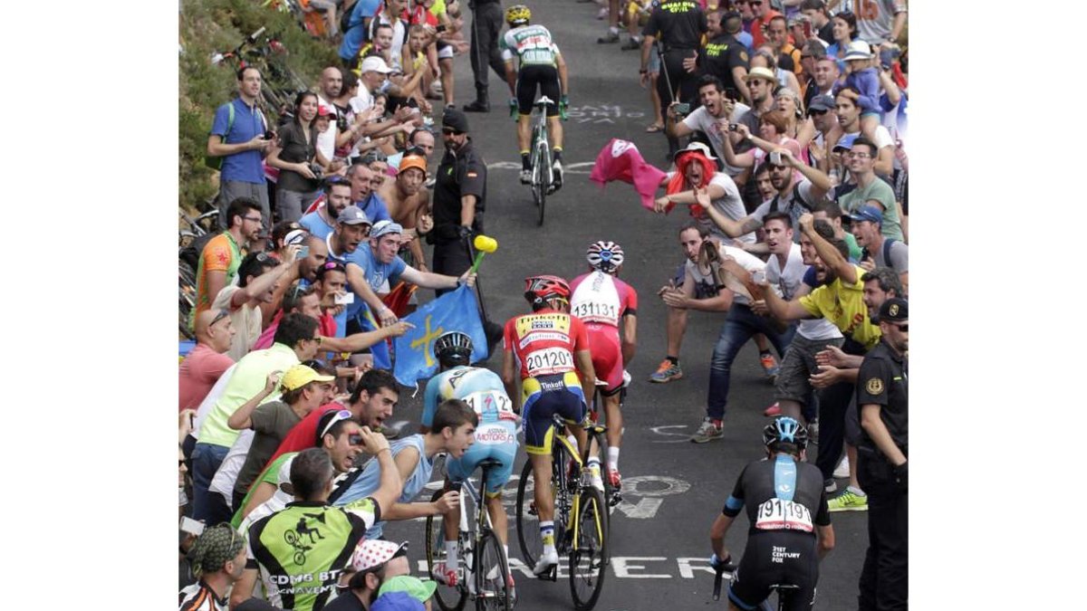 La Camperona ha sido protagonista en dos ediciones de la Vuelta Ciclista a España. MIGUÉLEZ