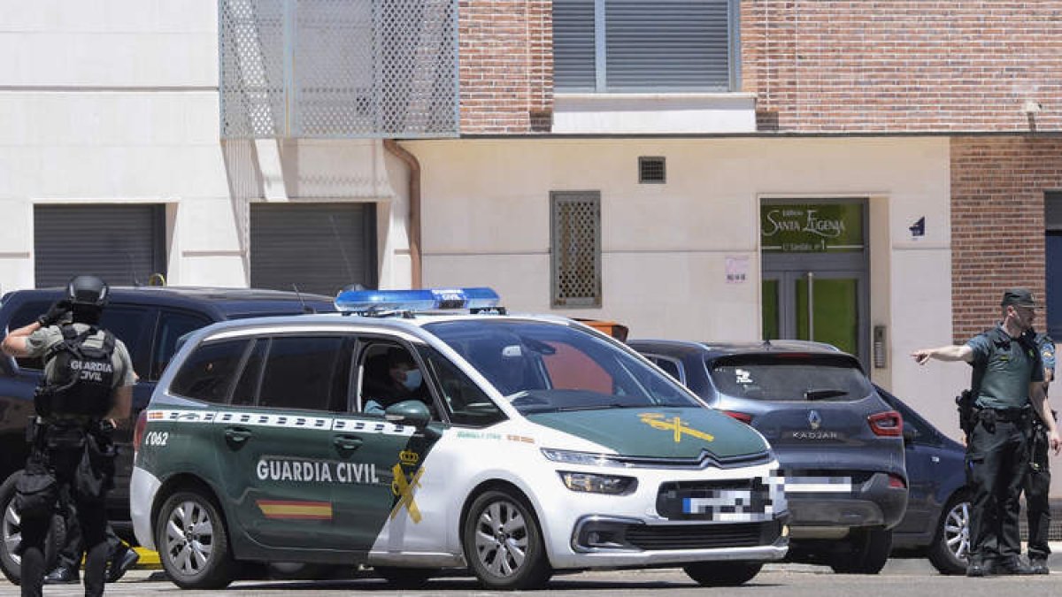 Imagen de la residencia donde tuvo lugar en Valladolid el crimen. NACHO GALLEGO