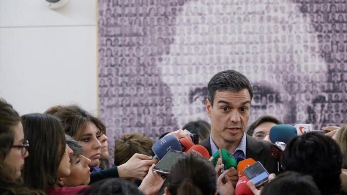 Pedro Sánchez, el pasado martes en el Congreso.