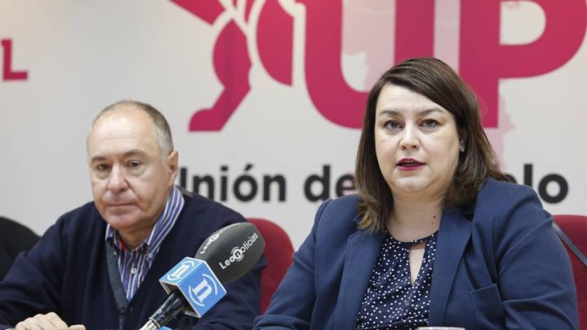 Eduardo López Sendino y Seila Fernández.