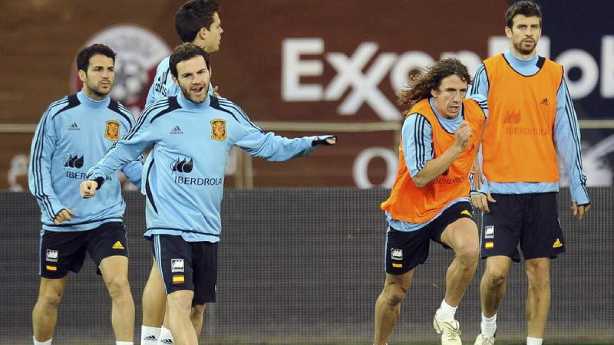 Puyol podría sumar hoy un centenar de internacionalidades con la camiseta de España.