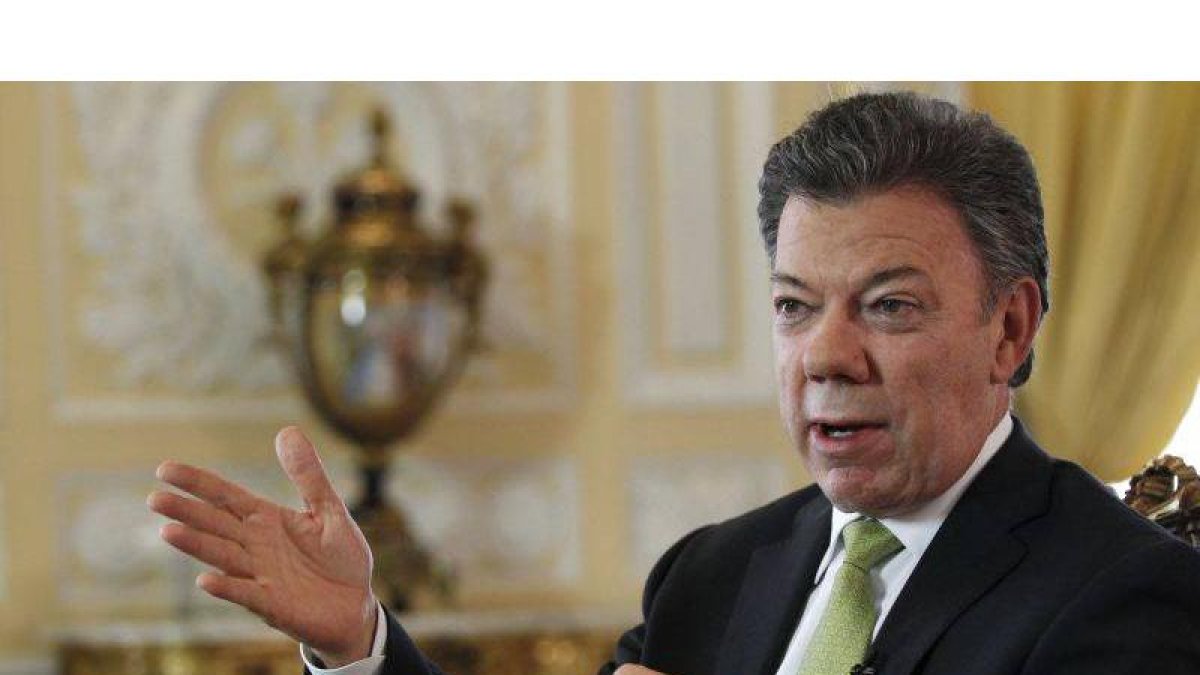 El presidente de Colombia, Juan Manuel Santos.