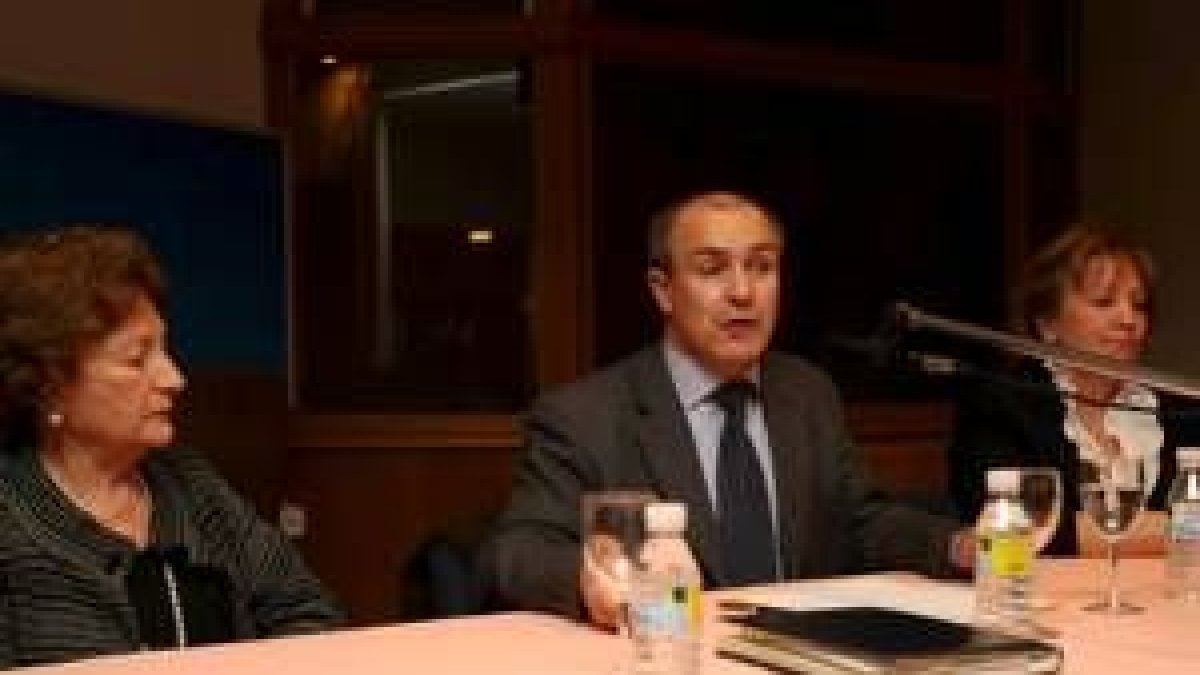 José Antonio Turrado, durante la conferencia organizada sobre los agricultores