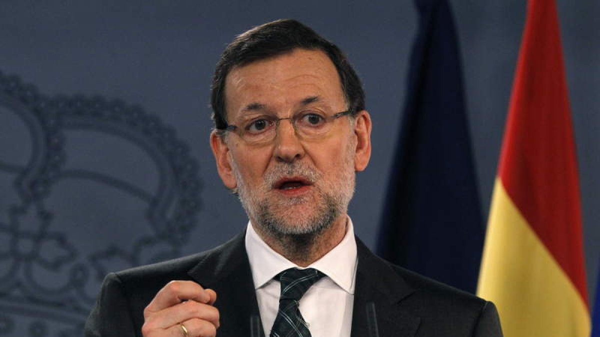 El presidente del Gobierno, Mariano Rajoy, en una reciente rueda de prensa.