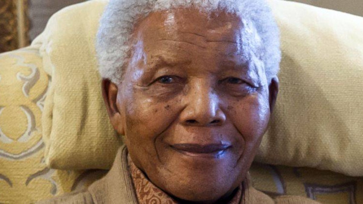 Nelson Mandela en una de sus últimas apariciones