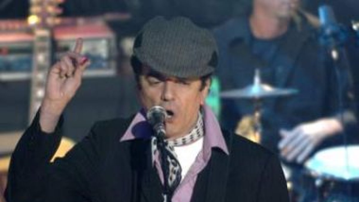 El cantante Jaime Urrutia, en una de sus actuaciones.
