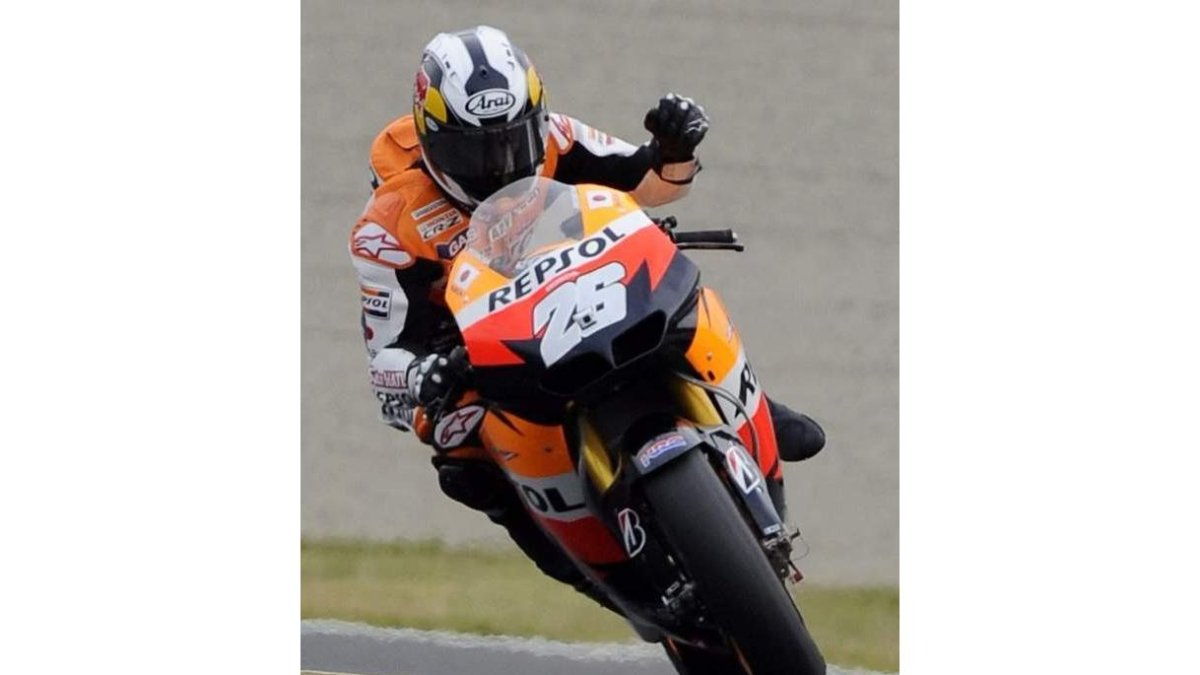 Pedrosa se postula como uno de los posibles ganadores.
