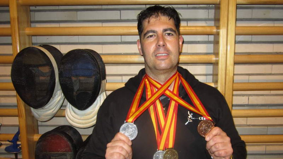 Roberto Rodríguez Nozal logra un oro, dos platas y un bronce en el Nacional. DL
