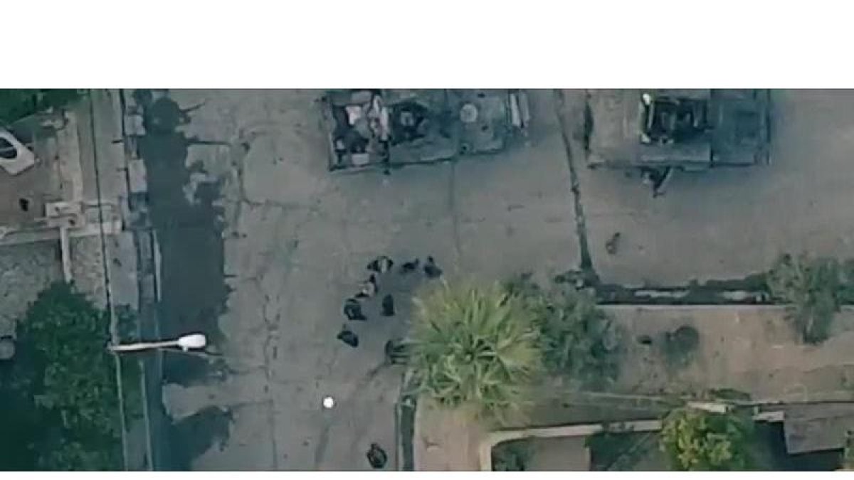 Una grabación muestra el ataque desde un drone del Estado Islámico en Mosul.