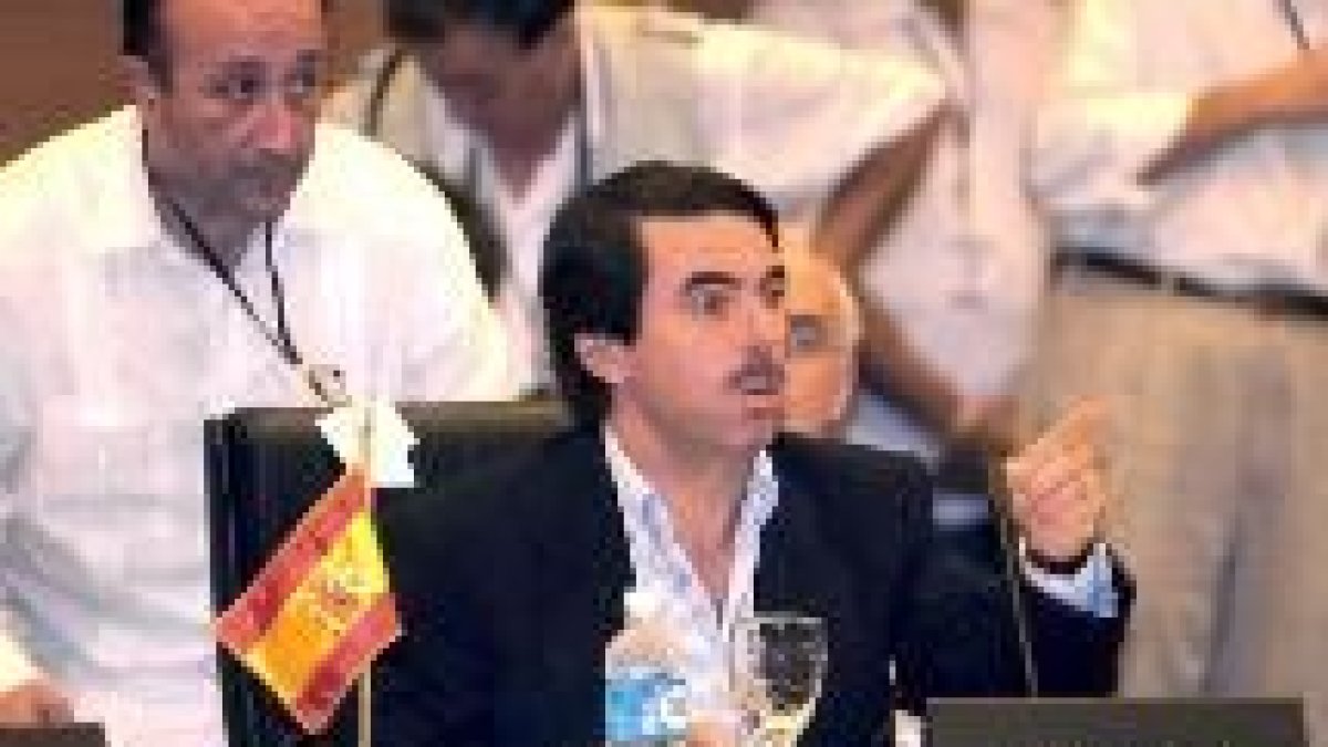 José María Aznar, ayer en la Cumbre Iberoamericana en Punta Cana